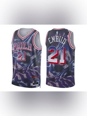 NWT$160 Nike Joel Embiid Philadelphia 76ers 2025/26 NBA Swingman Jersey Men’s XS